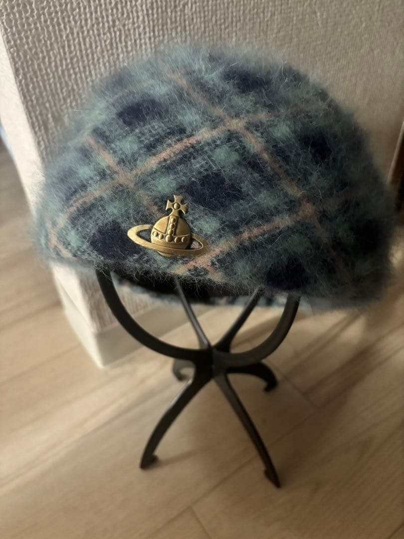 新品◆ViviennewWestwood ヴィヴィアン　タータンチェック　ベレー