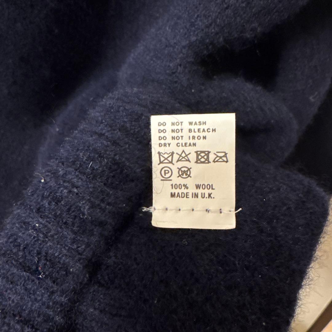 インバーアラン　シェットランドセーター　ネイビー　サイズ40