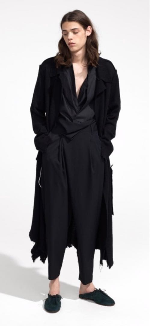 BED J.W FORD 18ss ラップパンツ　黒　S