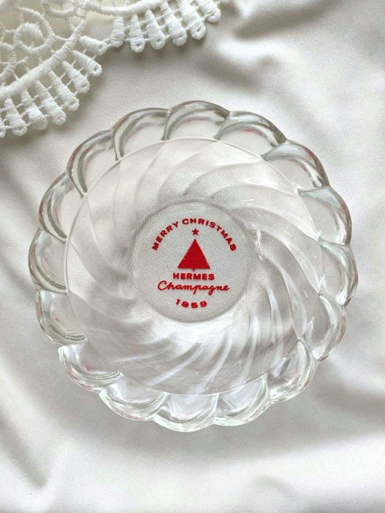 超希少 1959 HERMES キャンドルホルダー 非売品 クリスマスノベルティ