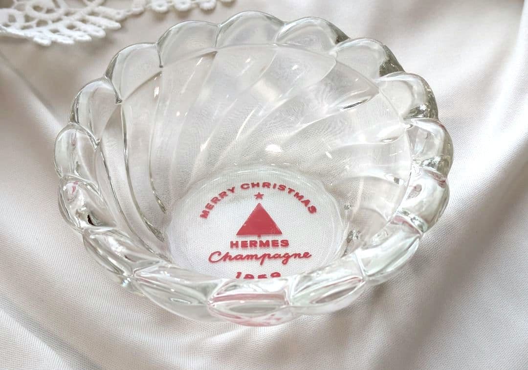 超希少 1959 HERMES キャンドルホルダー 非売品 クリスマスノベルティ