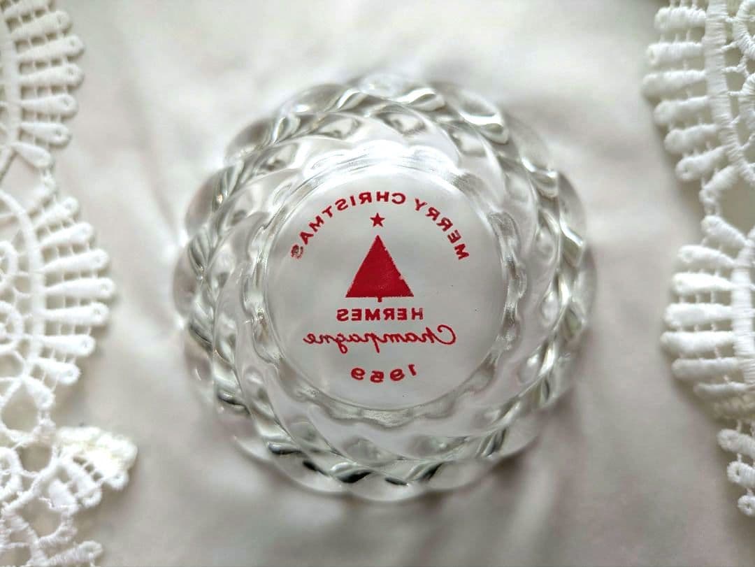 超希少 1959 HERMES キャンドルホルダー 非売品 クリスマスノベルティ