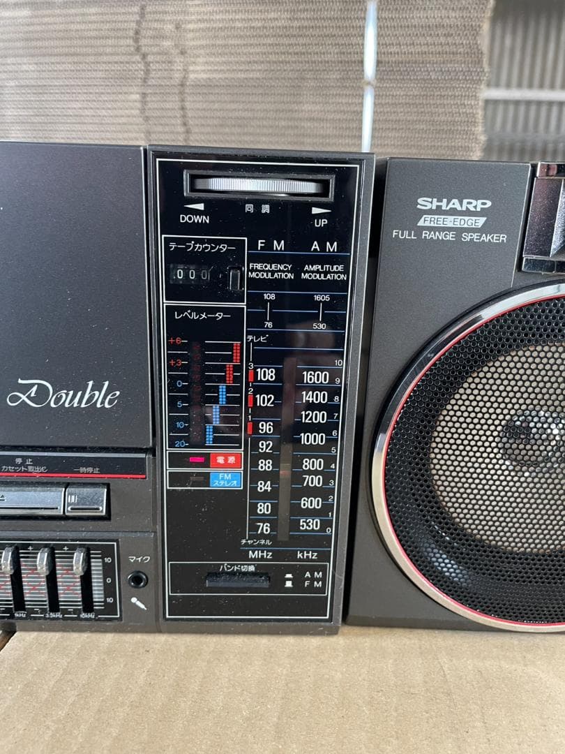 【動作確認済】SHARP QT88 ラジカセ