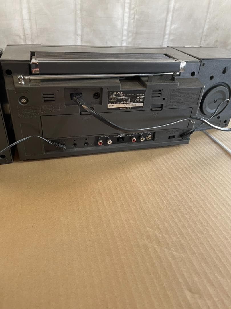 【動作確認済】SHARP QT88 ラジカセ