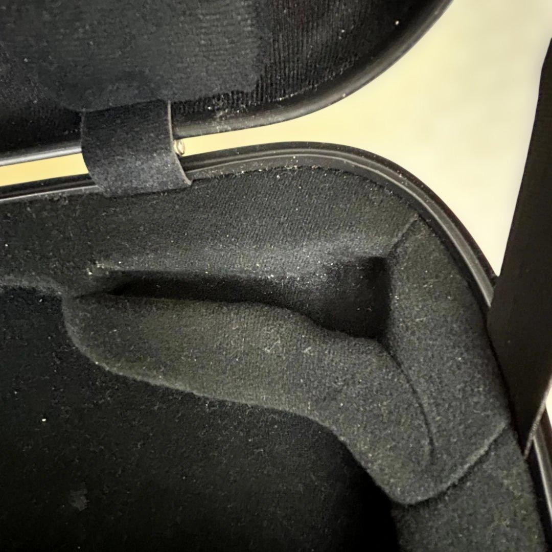 CCシャイニーケース　トランペットケース　イエロー　ストラップ付き　キズ有り