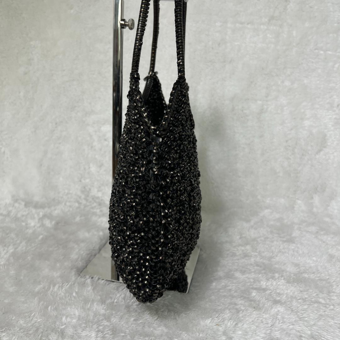 《希少》アンテプリマ ワイヤーバッグ メタリックブラック