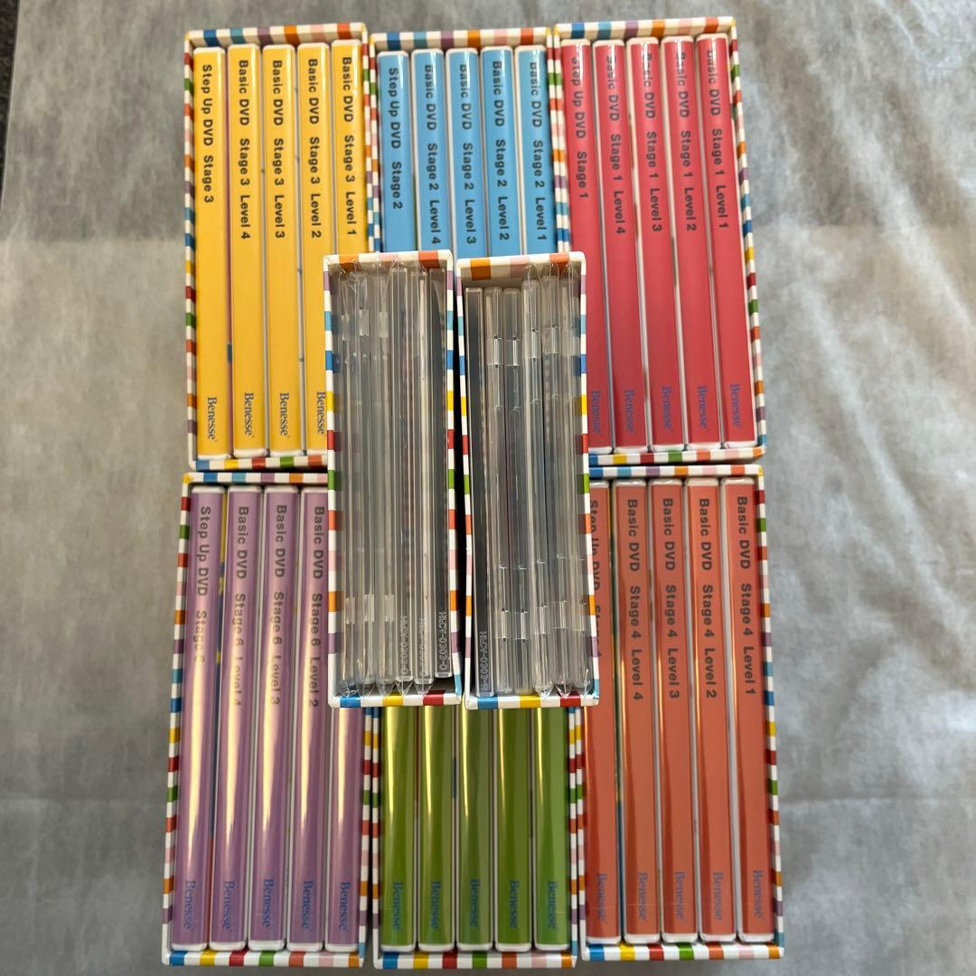 ワールドワイドキッズ　DVD CD セット　半分くらい未開封　美品