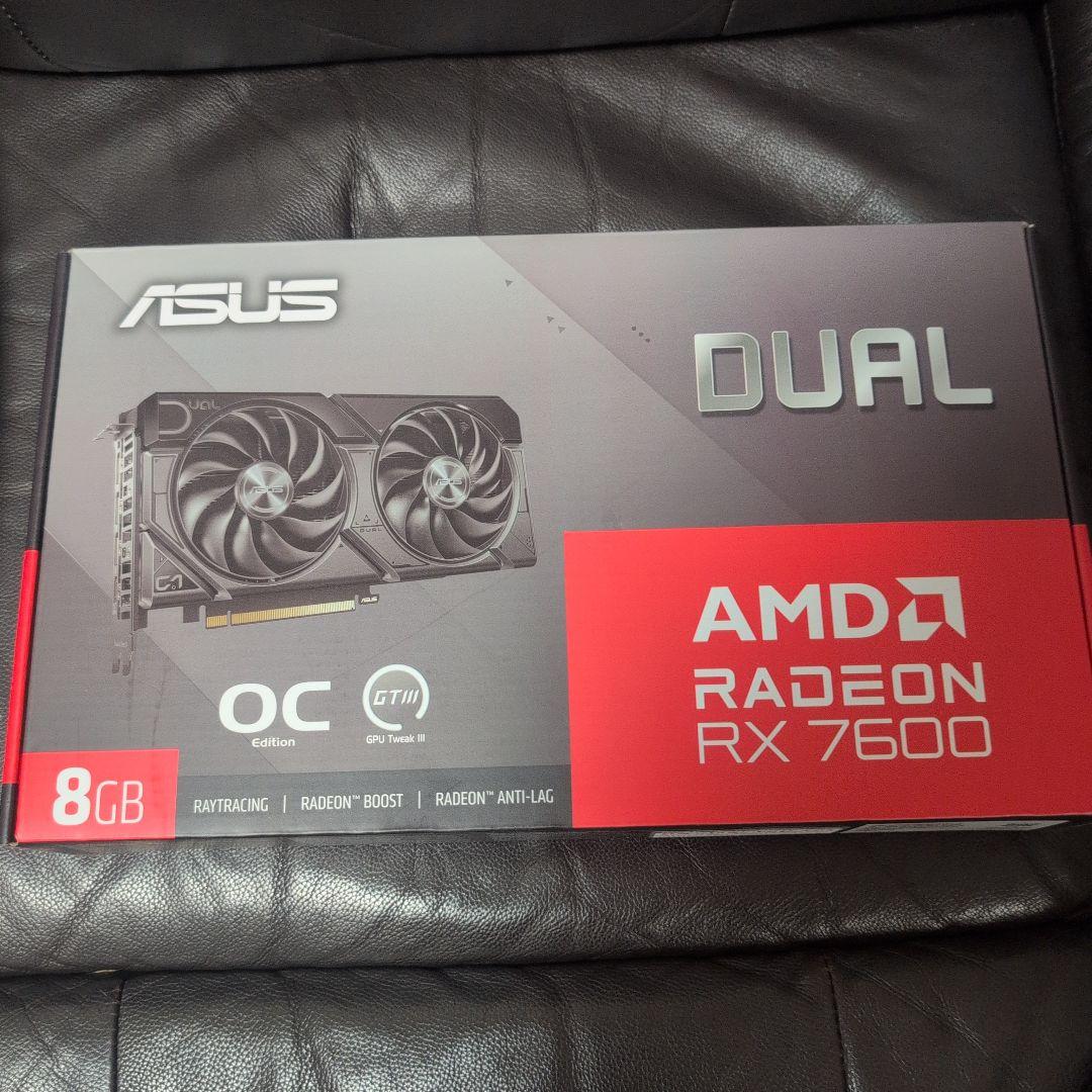 グラフィックボード・グラボ・ビデオカード ASUS Radeon RX 7600 8GB OC