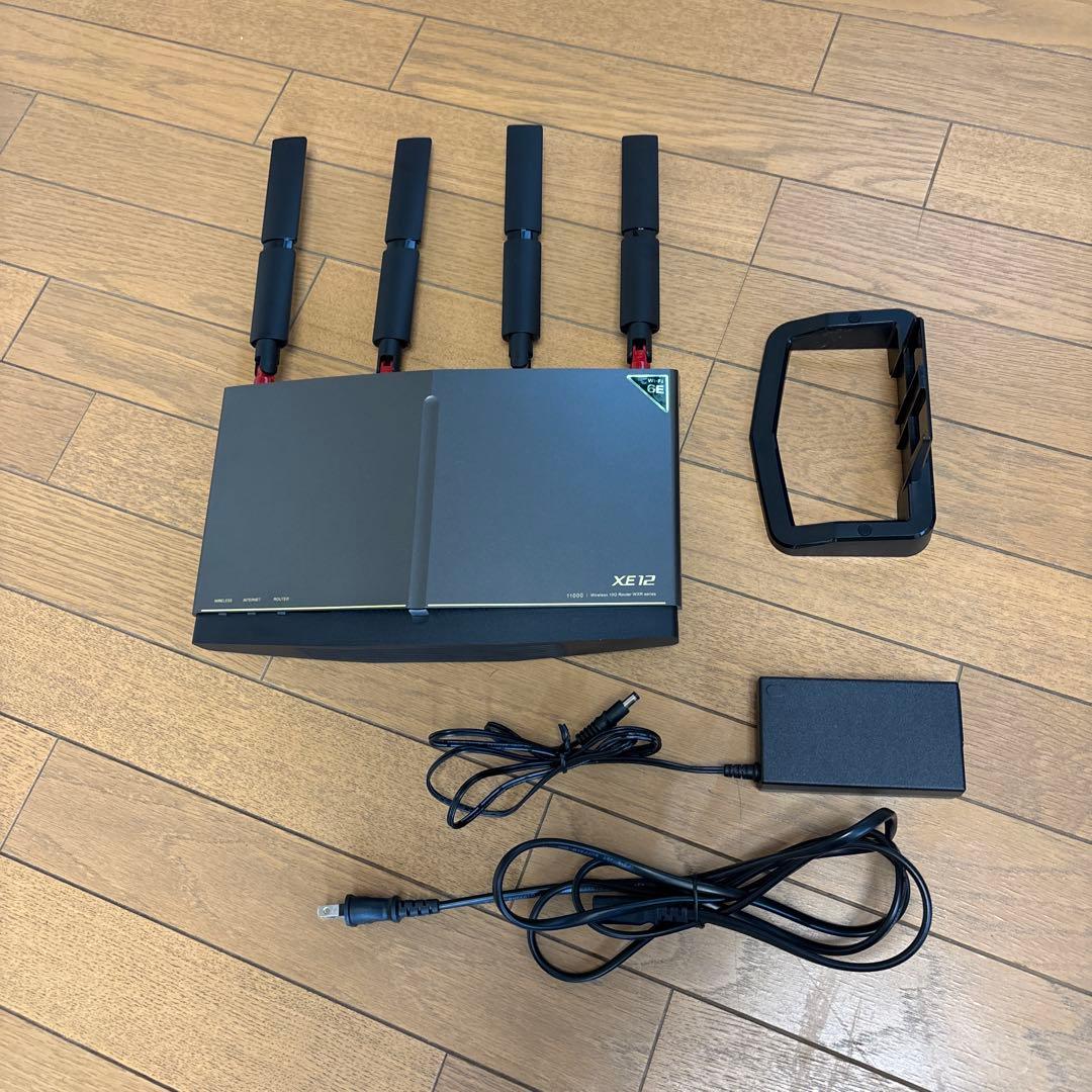 BAFFALO WXR-11000XE12/N Wi-Fi 6E 無線LAN