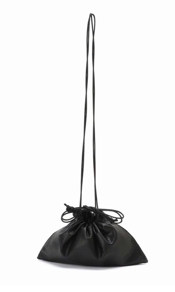 プラージュ　les tendre leather clutch バッグ　ブラック