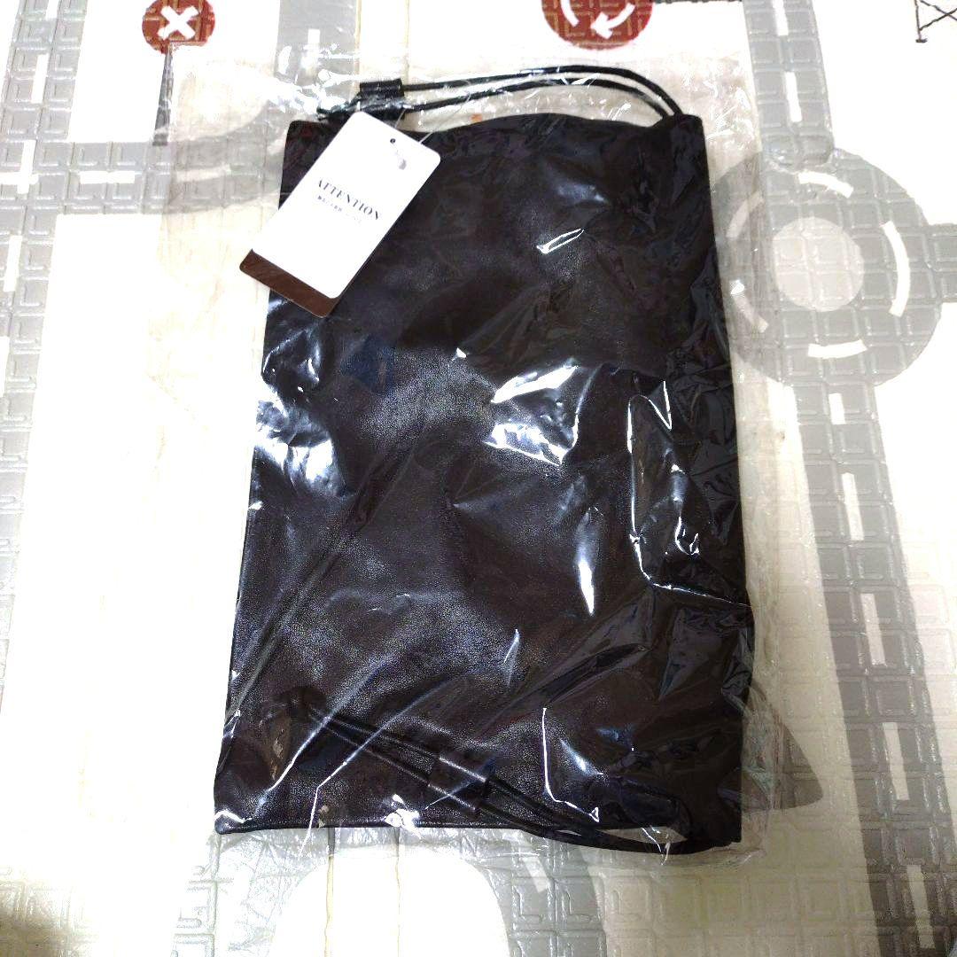 プラージュ　les tendre leather clutch バッグ　ブラック