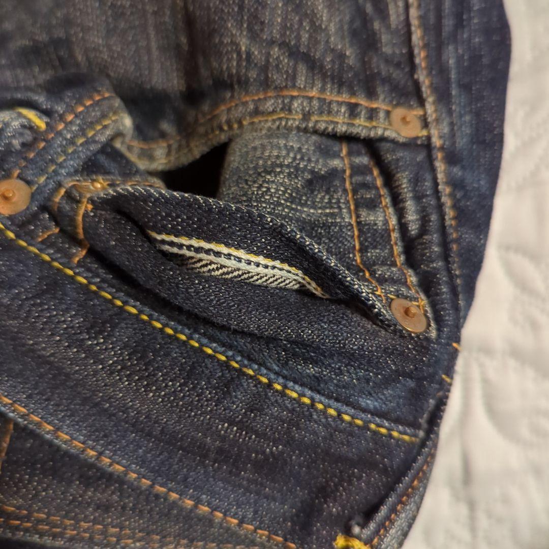 evisu　ジーンズ　日本製　2000　w38 ビッグカモメ　濃紺　ヤマネ　山根