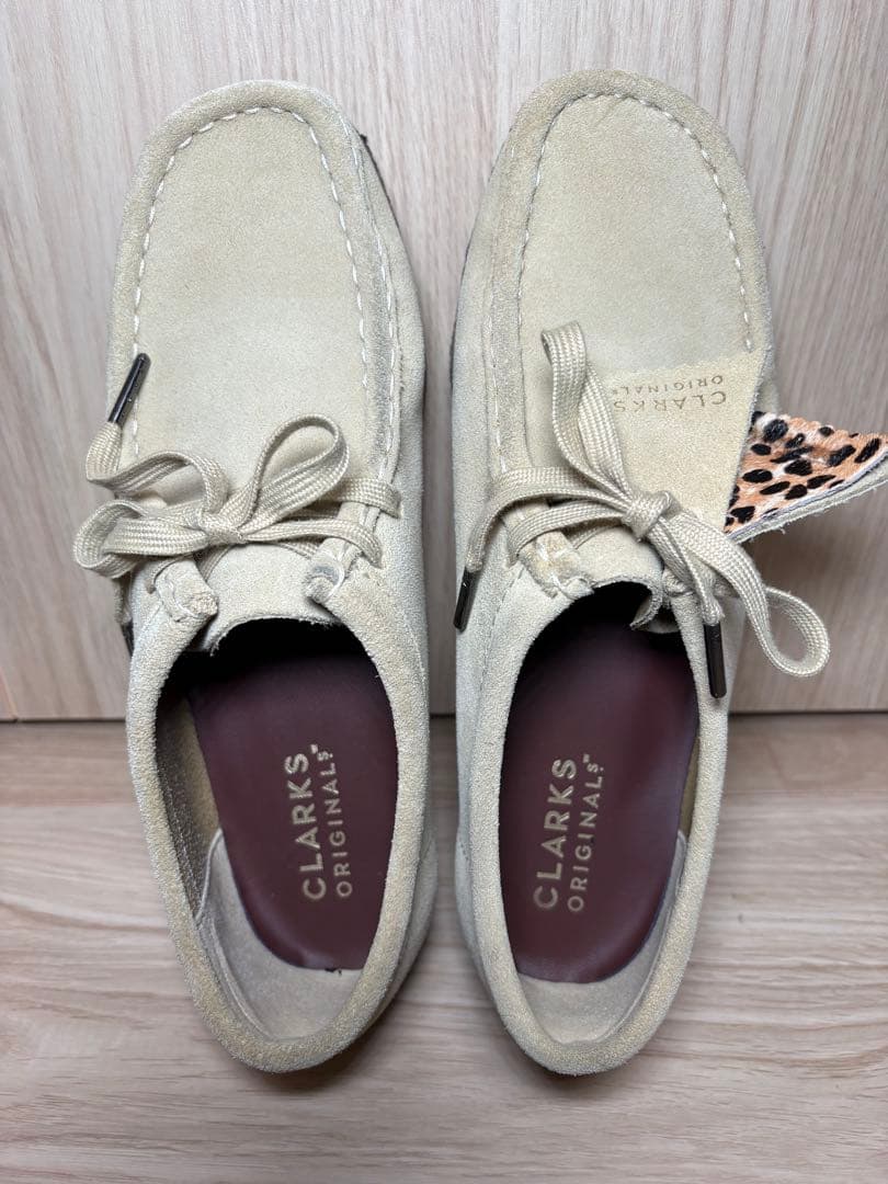 CLARKS ORIGINALS クラークス　ワラビー　24.5cm ベージュ