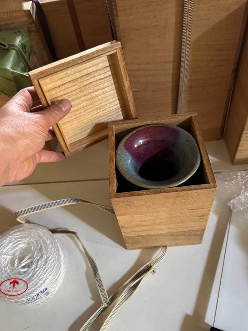 ‼️早速最後の値段‼️リサイクルFORT‼️直送唐物⑤‼️均窯青磁紅班三儀尊の花瓶‼️