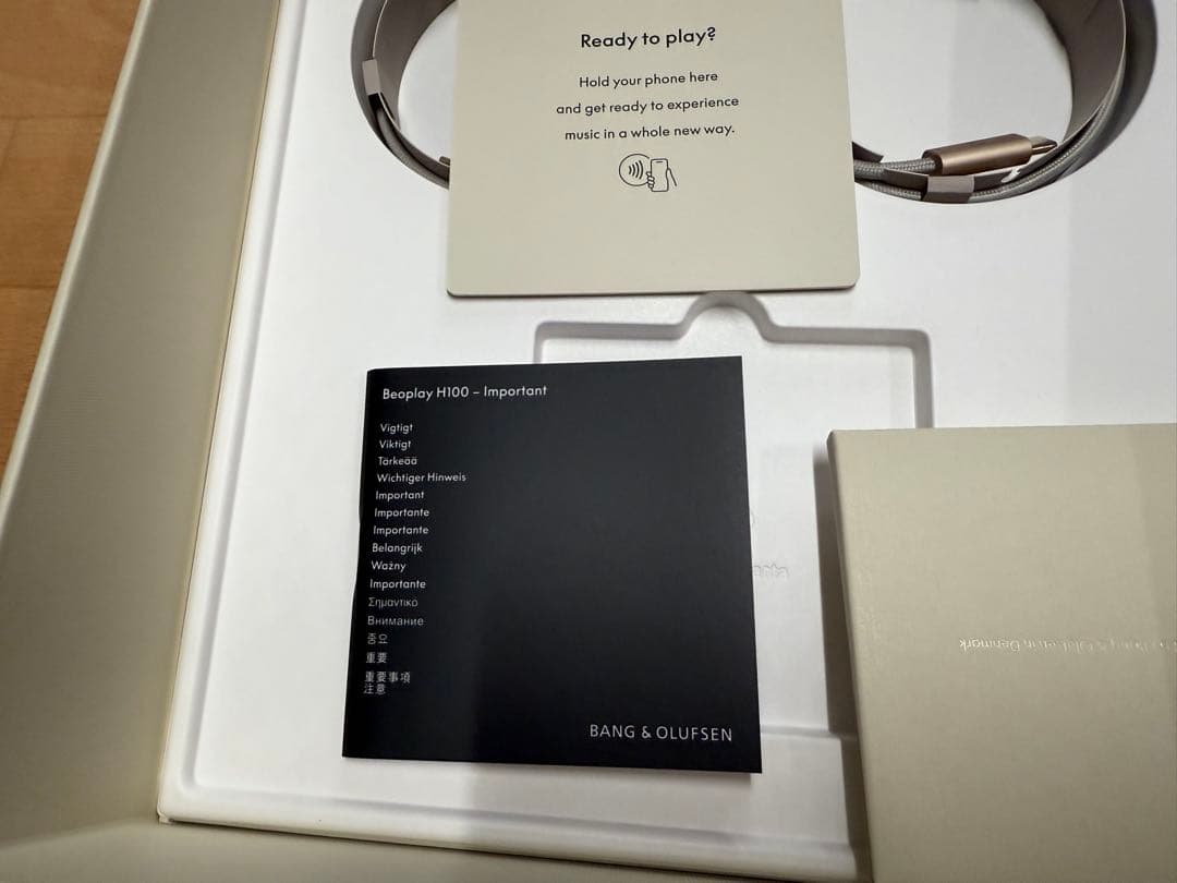 ★ほぼ未使用！B&O Beoplay H100 ワイヤレスヘッドホン　バング