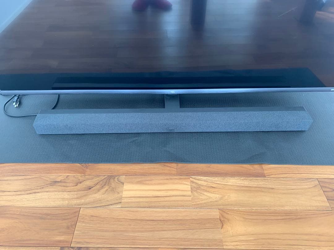 【美品】TCL 65V型 4K テレビ65X10 サウンドバー搭載　送料込です