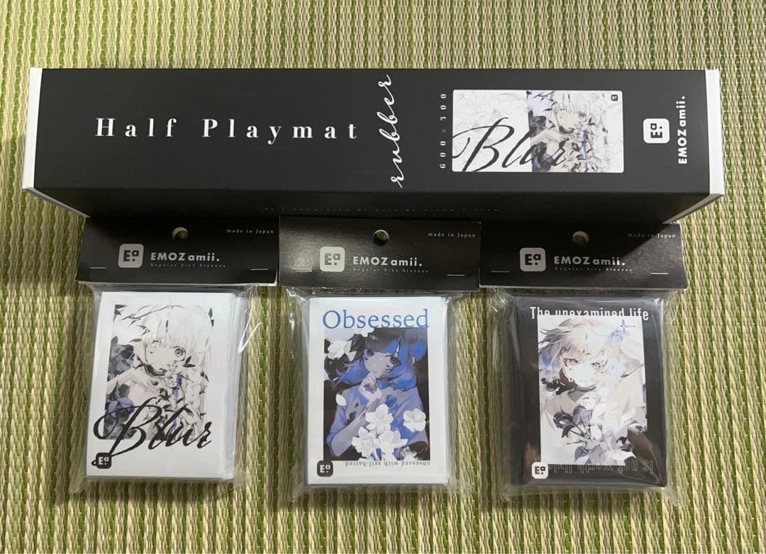 blur EMOZamii. プレイマット スリーブ3種類　とあす　未開封