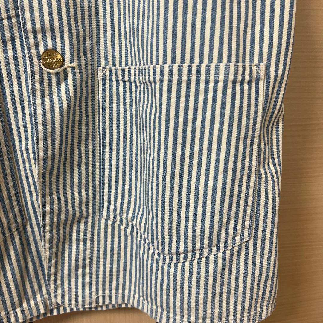 リーバイス　カバーオール　エクスプレスストライプ　LVC 38 ヒッコリー