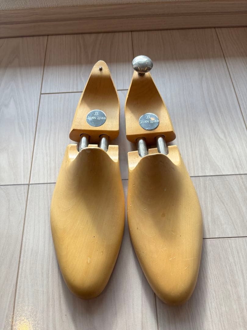 ジョンロブ　ウィリアムII　ブラウン ダブルモンクストラップ レザーシューズ