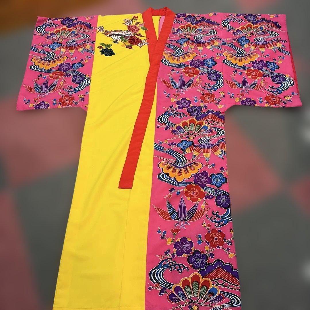 琉球紅型　打ちかけ