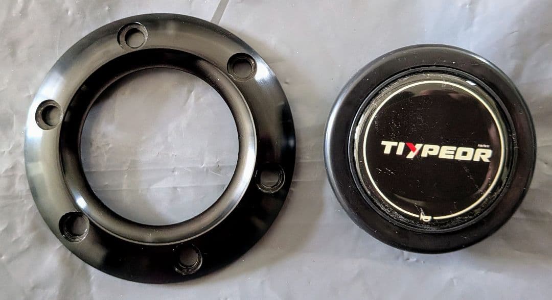 小径　28パイ　スポーツタイプ　ブラック&グレーコンビ　ステアリング