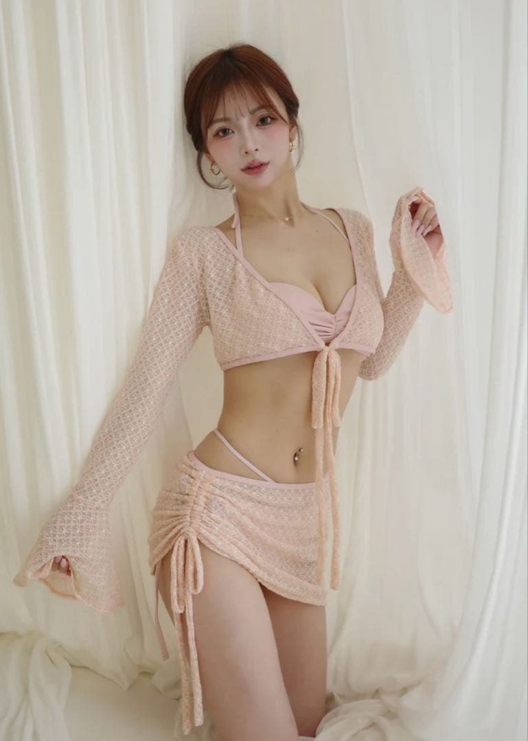 17日限定価格Darich★ダーリッチ★4WAYレースウエストクロスビキニ　水着