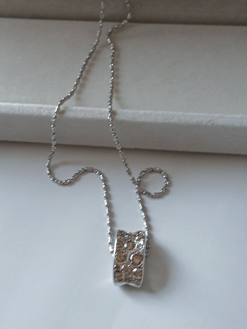 カシケイダイヤモンドネックレス　メランジェ0.90ct