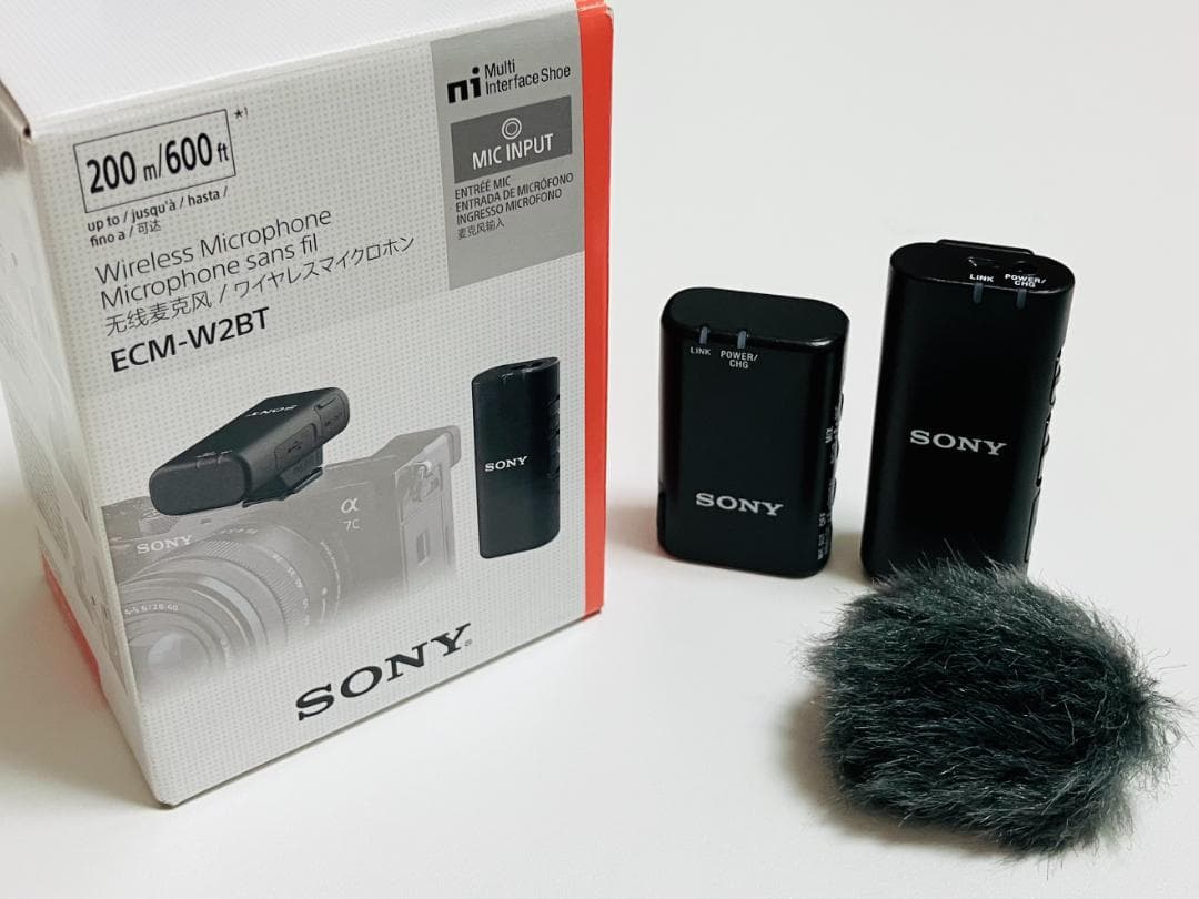 SONY ワイヤレスマイク ECM-W2BT