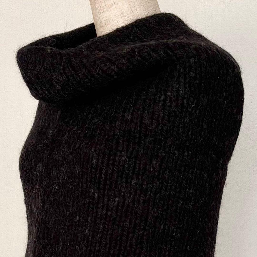 ANN DEMEULEMEESTER アンドゥムルメステール リブニットスヌード