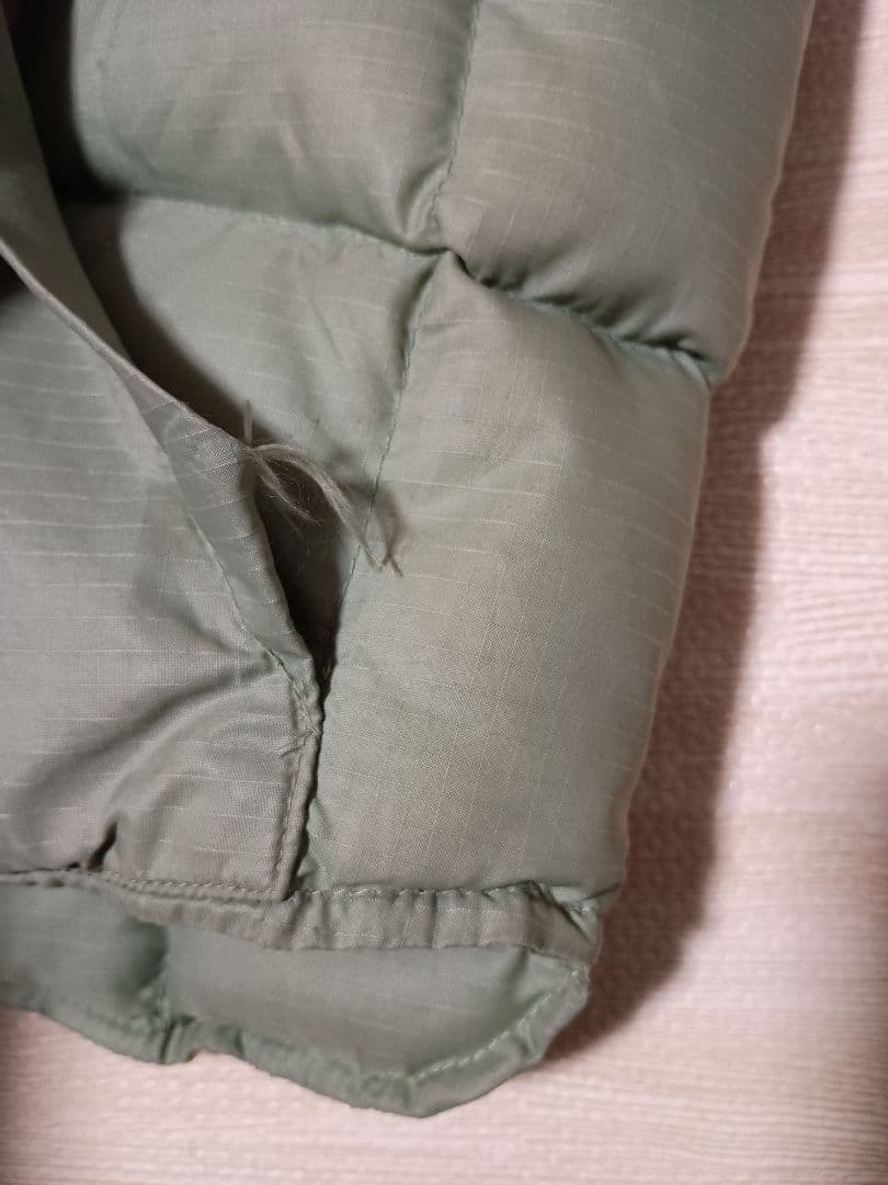 70s 80s USA製 エディーバウアー ダウンベスト リップストップ 40