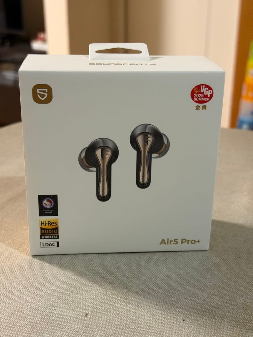 SOUNDPEATS Air5 Pro+ ワイヤレスイヤホン ブラック