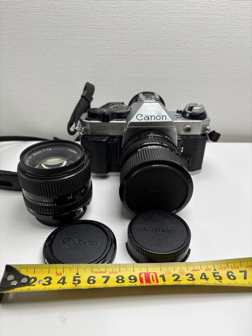 まとめ売りレンズ追加動作未確認 Canon AE-1 シルバー 一眼レフカメラ