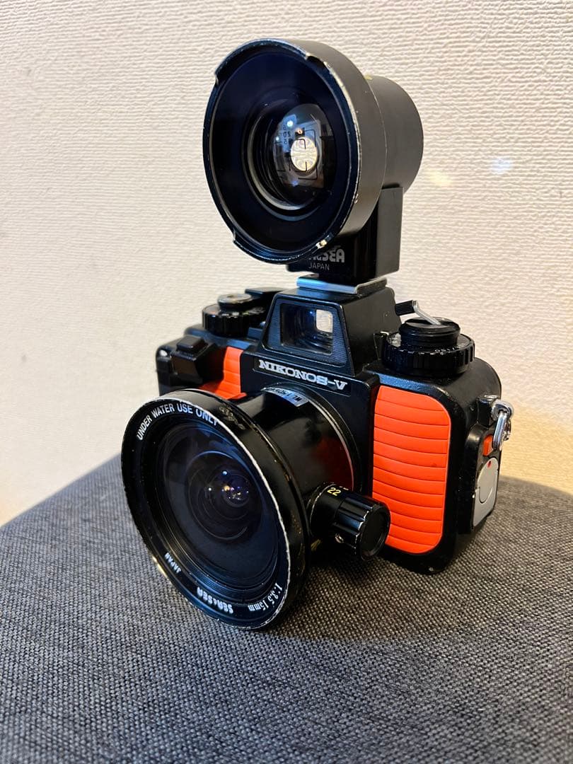 【中古】 Nikon NIKONOS-V+レンズ2種+ファインダーセット