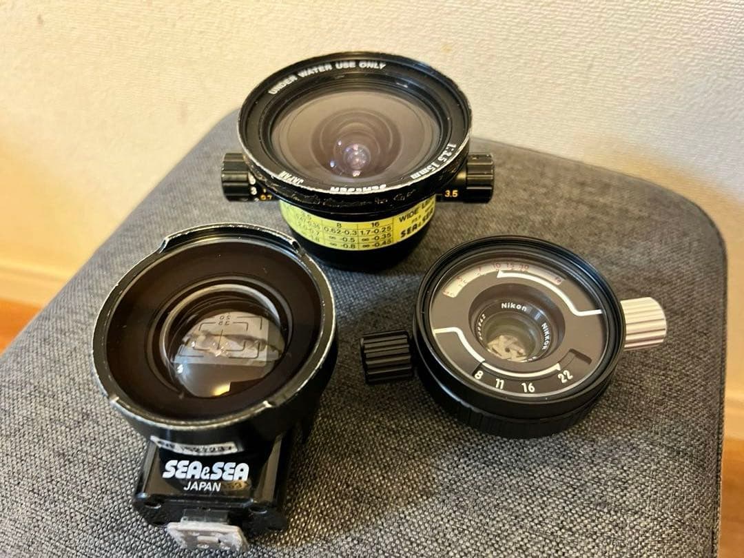 【中古】 Nikon NIKONOS-V+レンズ2種+ファインダーセット