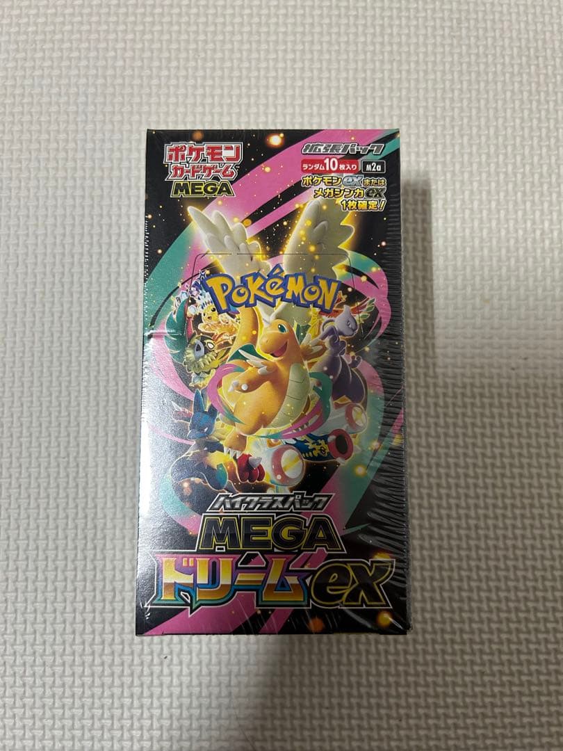【新品未開封】ポケモンカード MEGAドリームex シュリンク付き 1box
