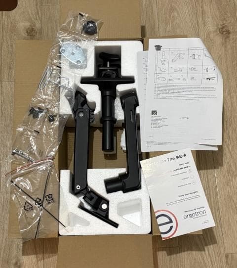 【中古】エルゴトロン LX モニターアーム＋Amazonマウントトレー