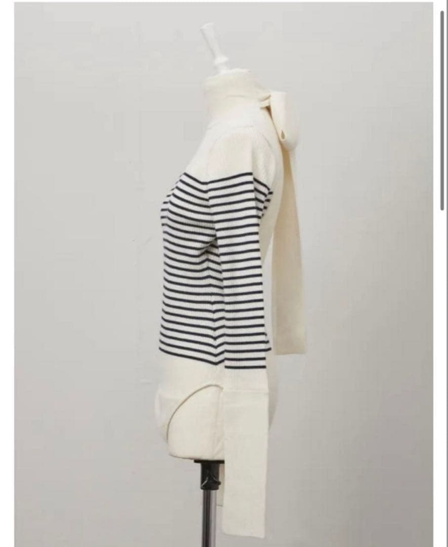 Rosarymoon BackRibbonRibLeotard グレー