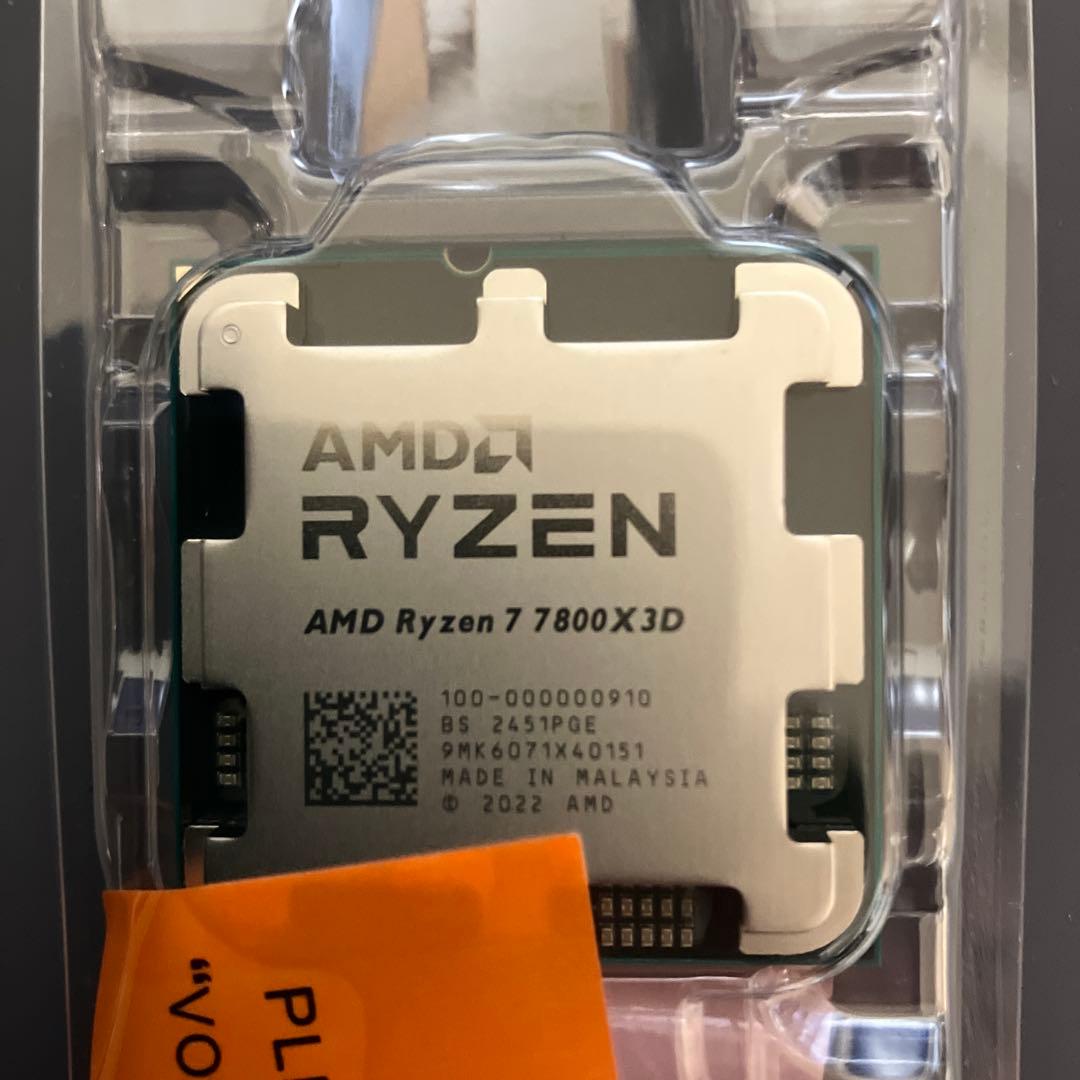 AMD Ryzen 7 7800X3D新品未使用