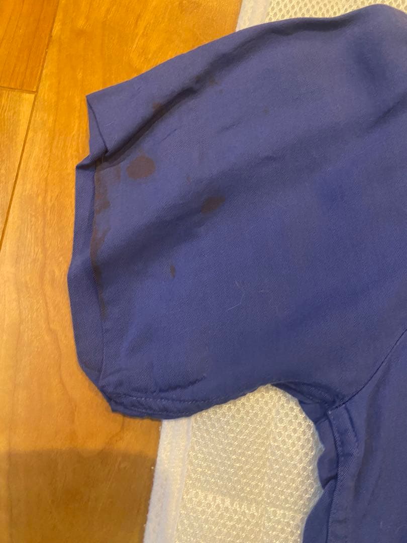 50s60s ビンテージボウリングシャツ ブルー レーヨンシャツ