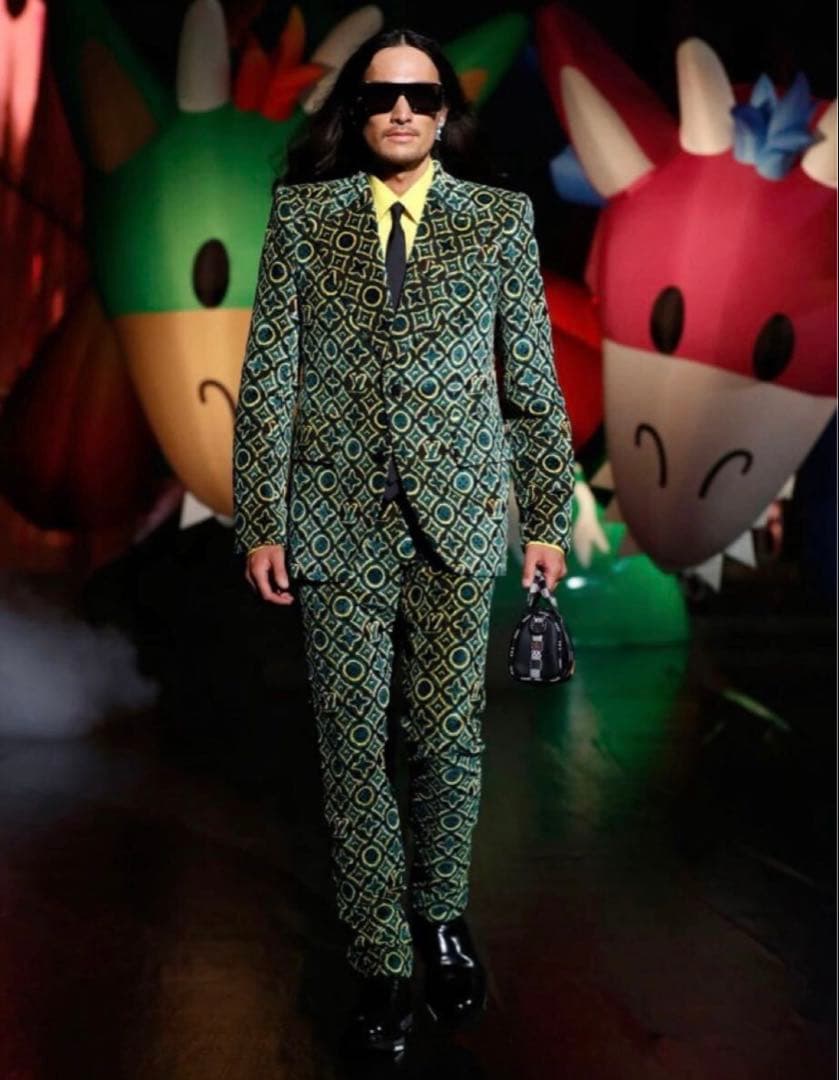 Louis Vuitton 21SS モノグラム フラワー スラックスパンツ