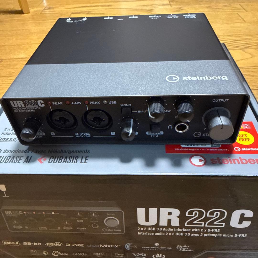 Steinberg UR22C USBオーディオインターフェース