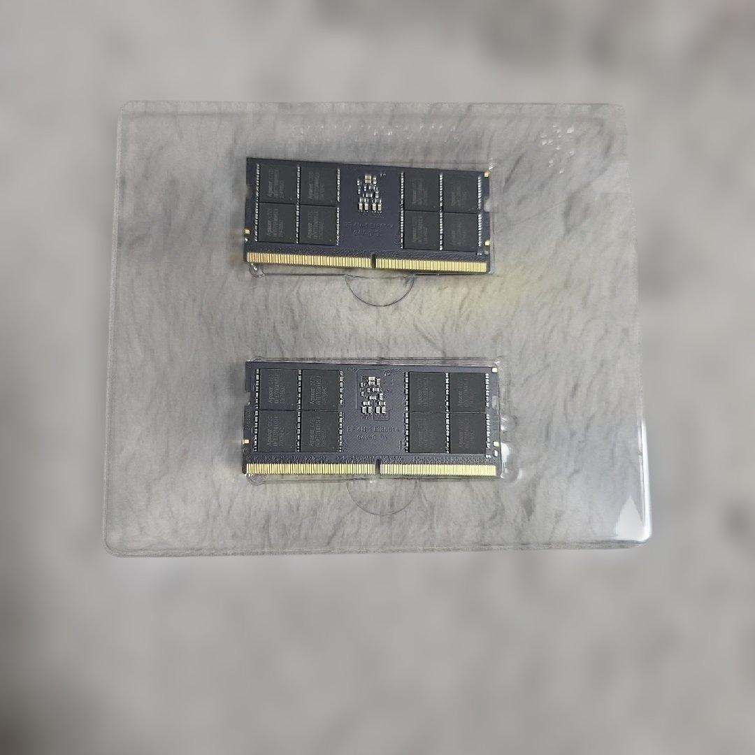 メモリー Apacer 64GB (32GB x 2) DDR5 4800 SODIMM