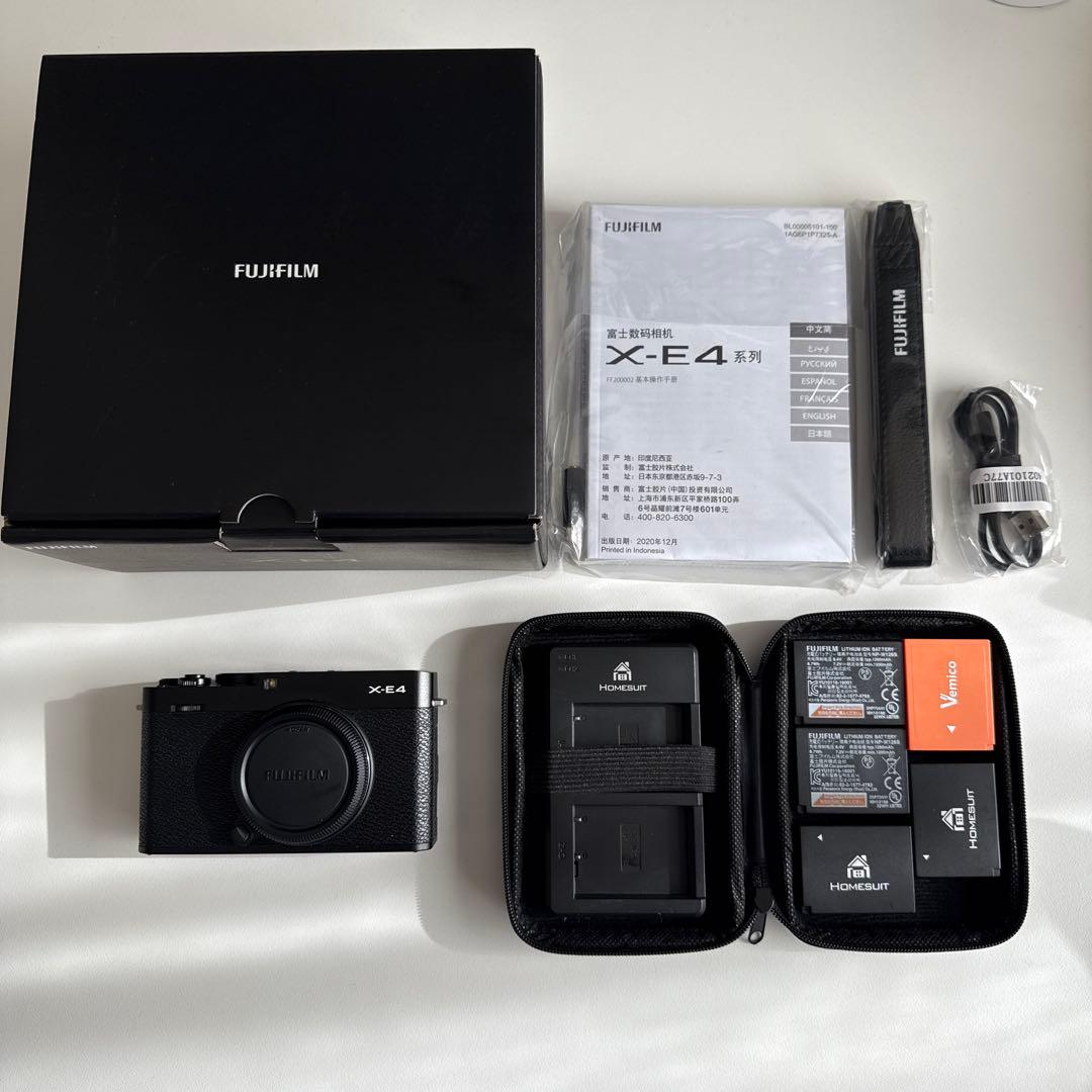 【ぽっぽ】FUJIFILM X-E4 ミラーレス一眼 本体