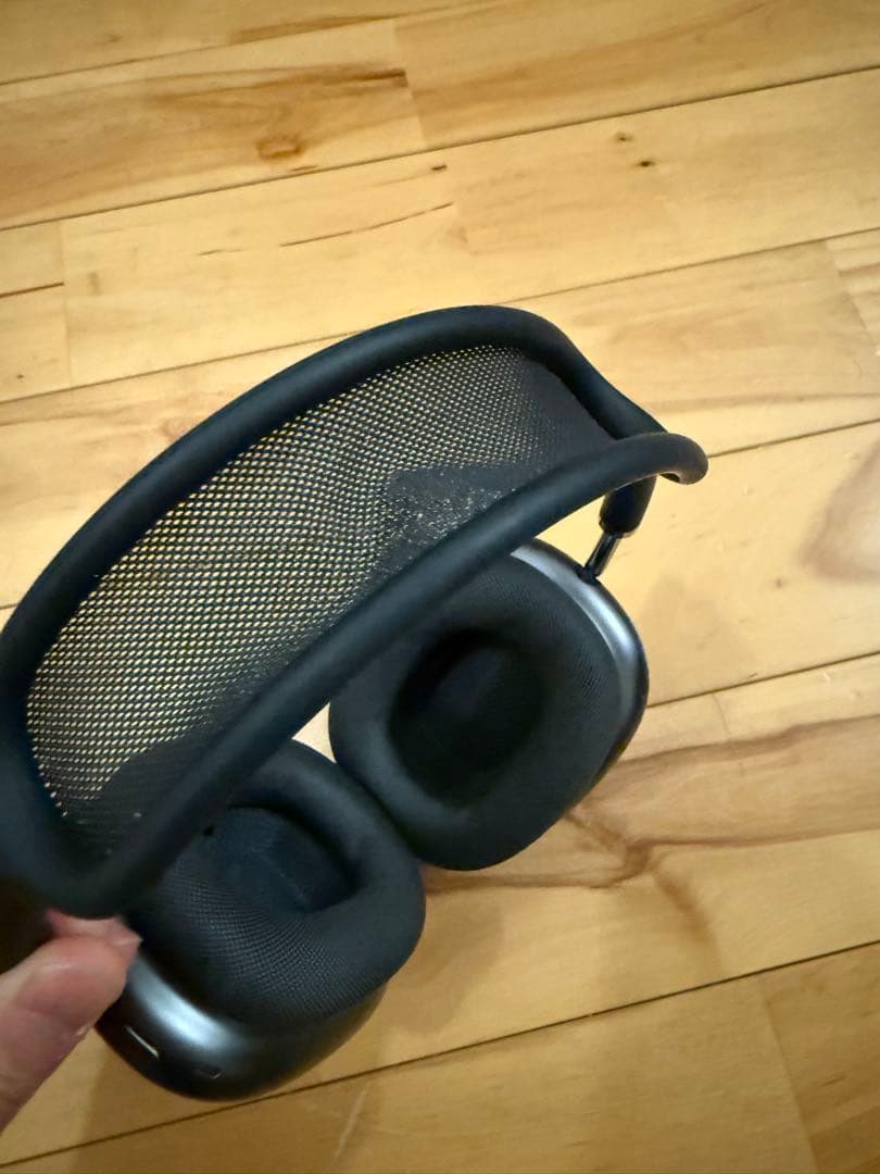 グレー ワイヤレスヘッドフォン オーバーイヤー型