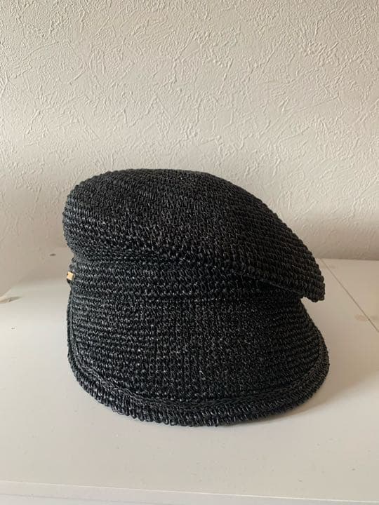 美品★ca4la ストローキャスケット黒