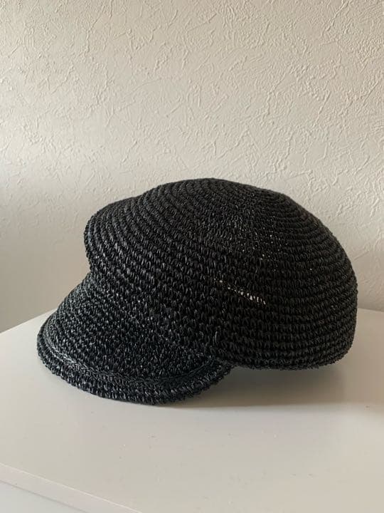 美品★ca4la ストローキャスケット黒