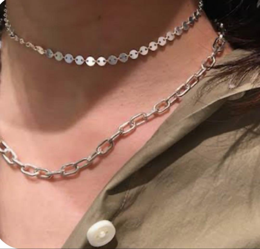 CITY SHOP アフターシェイブクラブ　ネックレス　シルバー　チョーカー