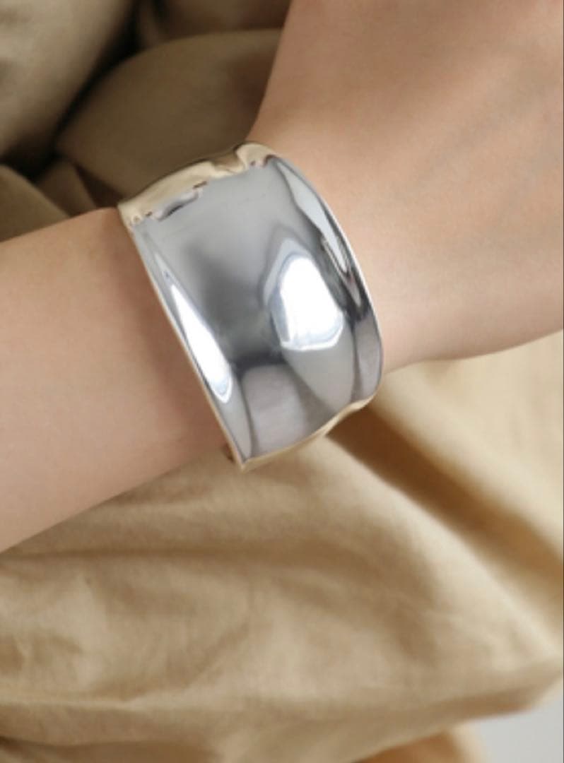 新品★SLOBE IENA★ CLANATE/クランテ シルバーワイドバングル