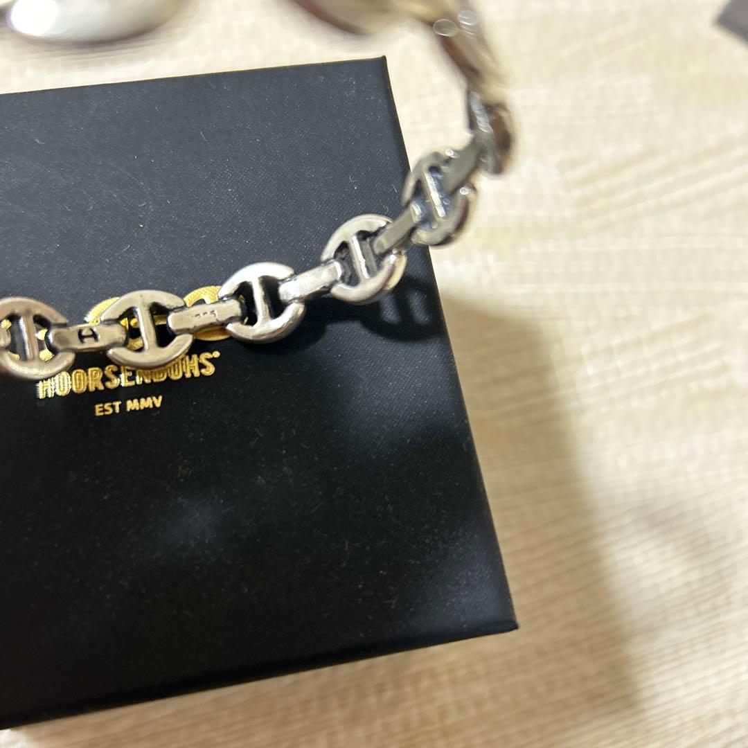 （廃盤希少品）hoorsenbuhs tri-link シルバーバングル