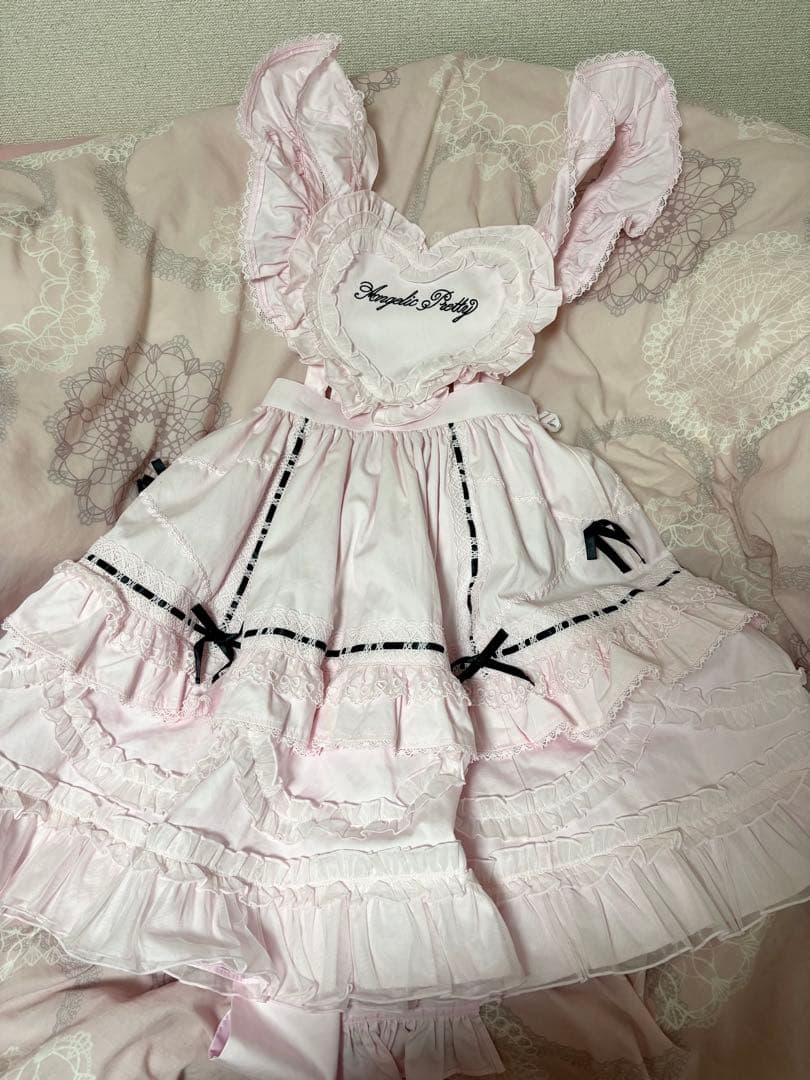 Angelic Pretty Heart胸あて付スカート